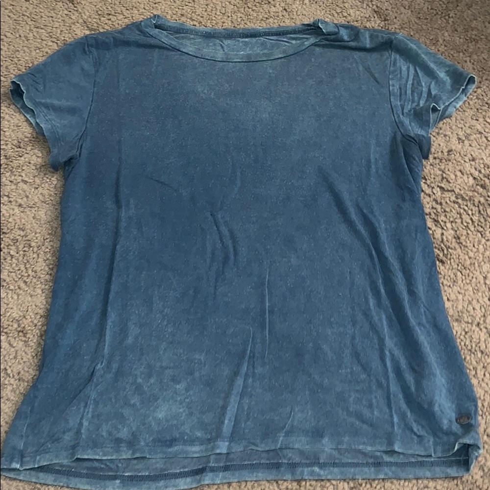 Blue Acid Wash Tee